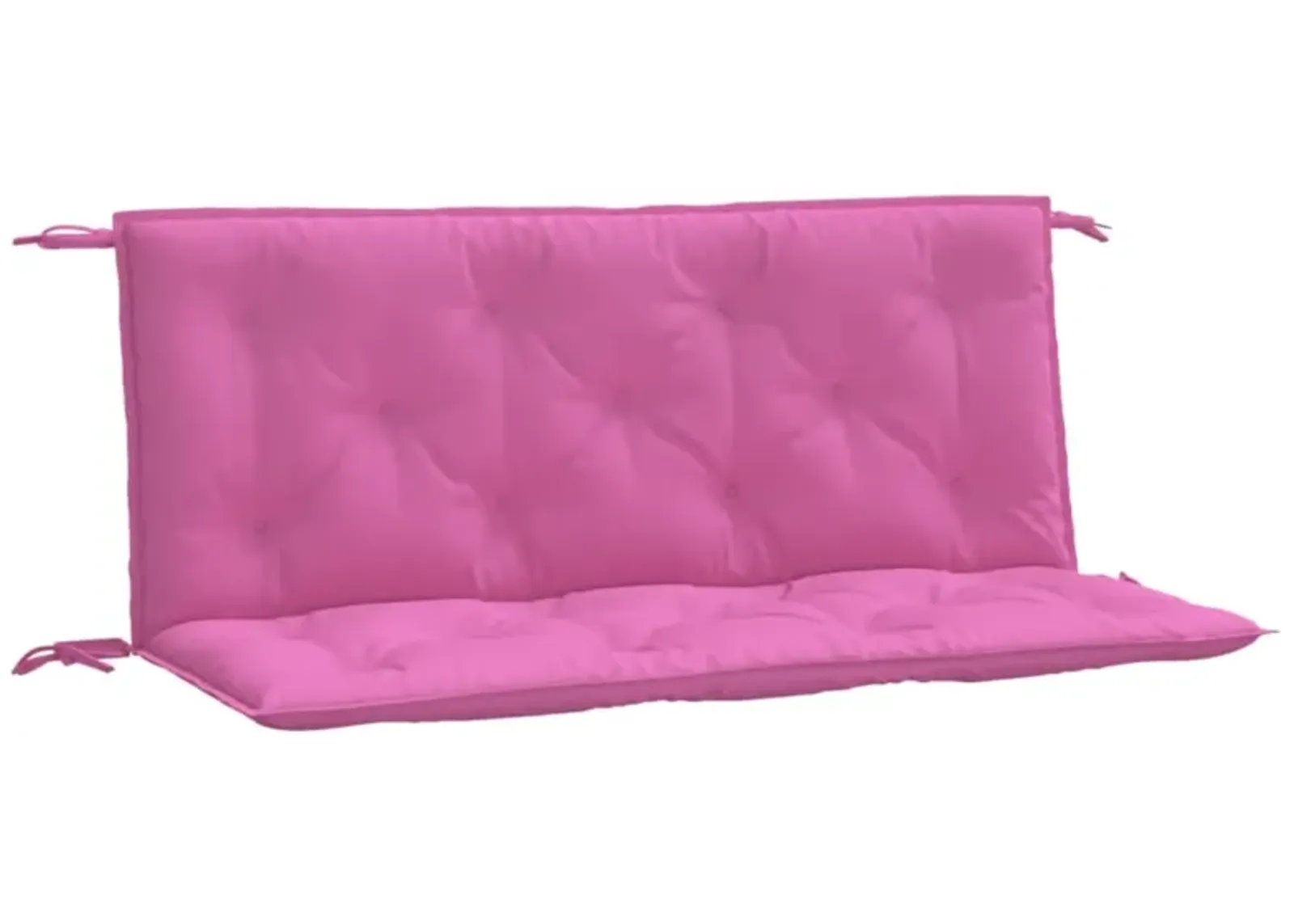 vidaXL Garden Bench Cushions 2pcs Pink 47.2"x19.7"x2.8" Fabric