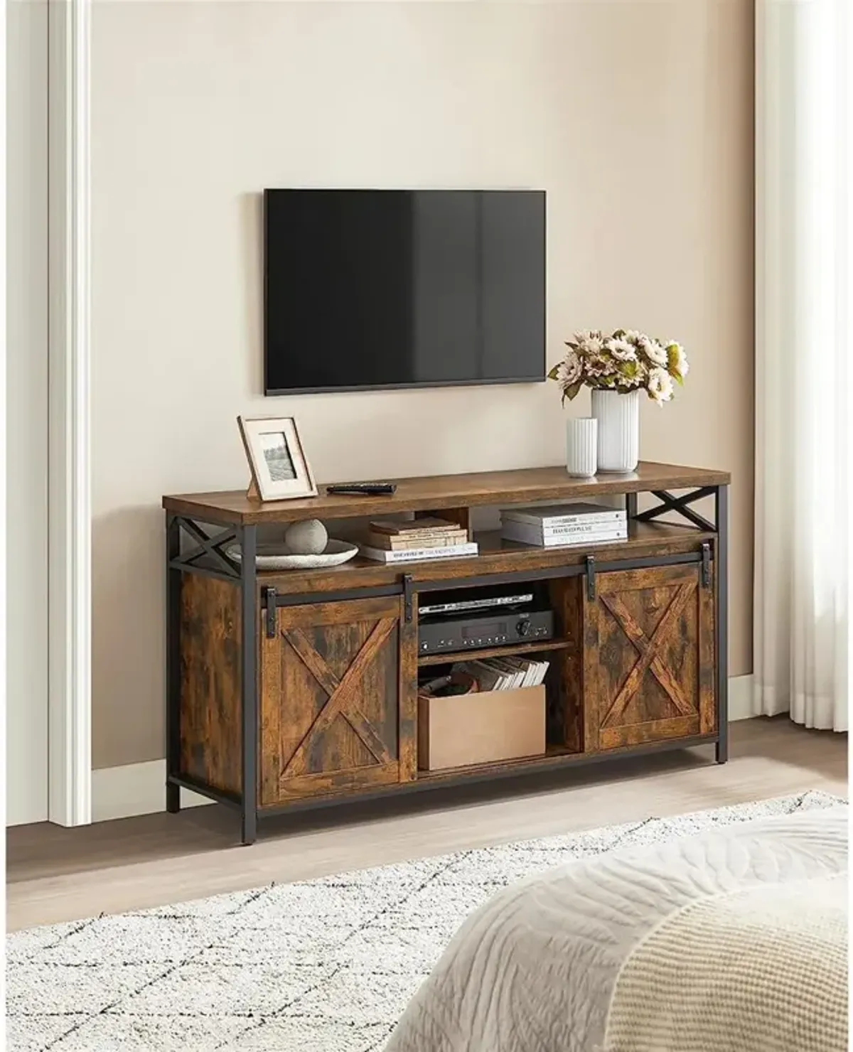 TV Stand for 65-Inch TV – Stylish and Sturdy Entertainment Center with Ample Storage