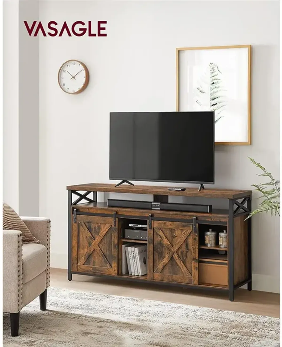 TV Stand for 65-Inch TV – Stylish and Sturdy Entertainment Center with Ample Storage