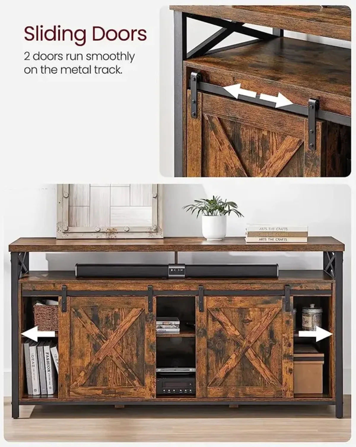 TV Stand for 65-Inch TV – Stylish and Sturdy Entertainment Center with Ample Storage