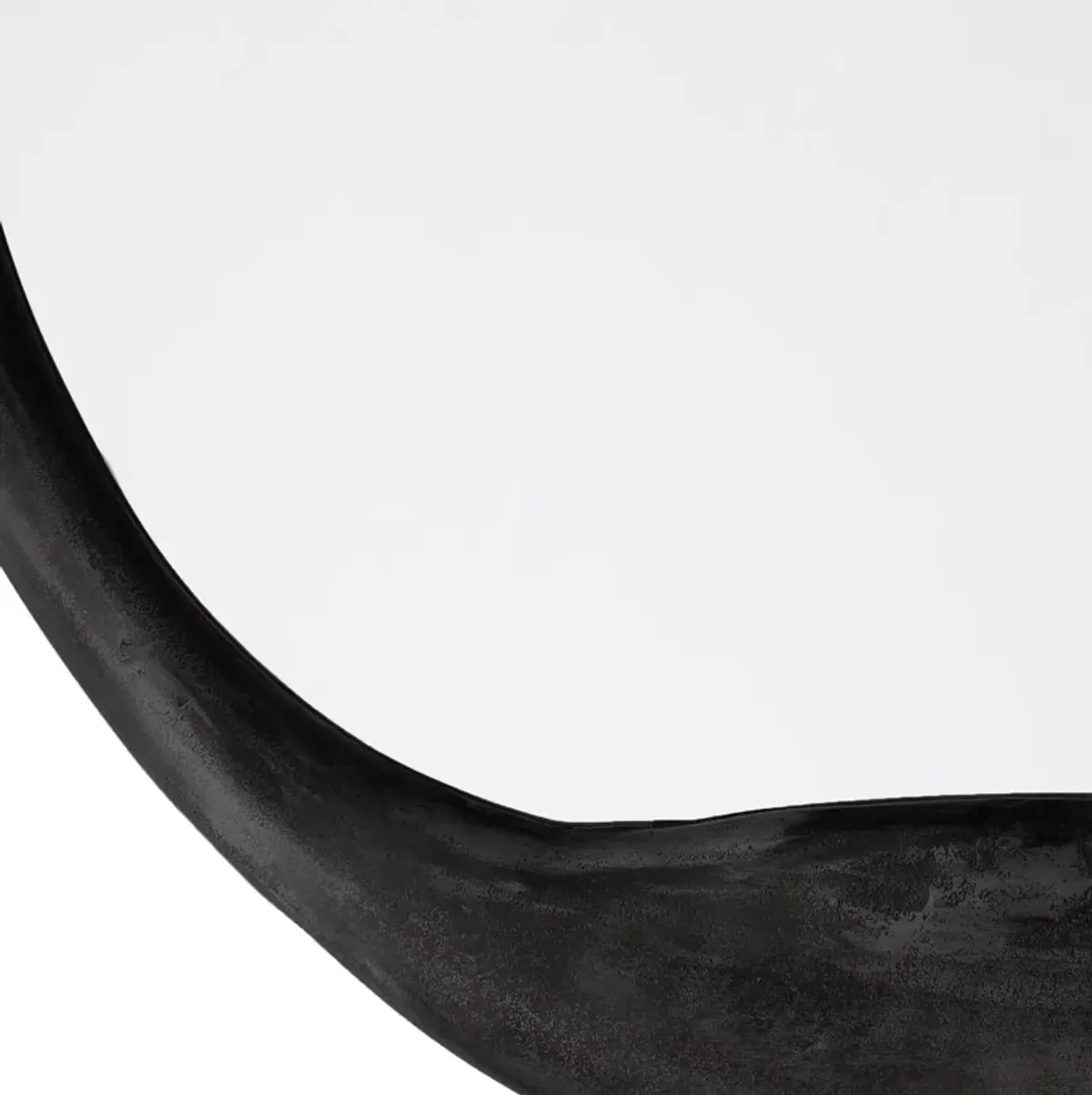 Organic Metal Round Mirror