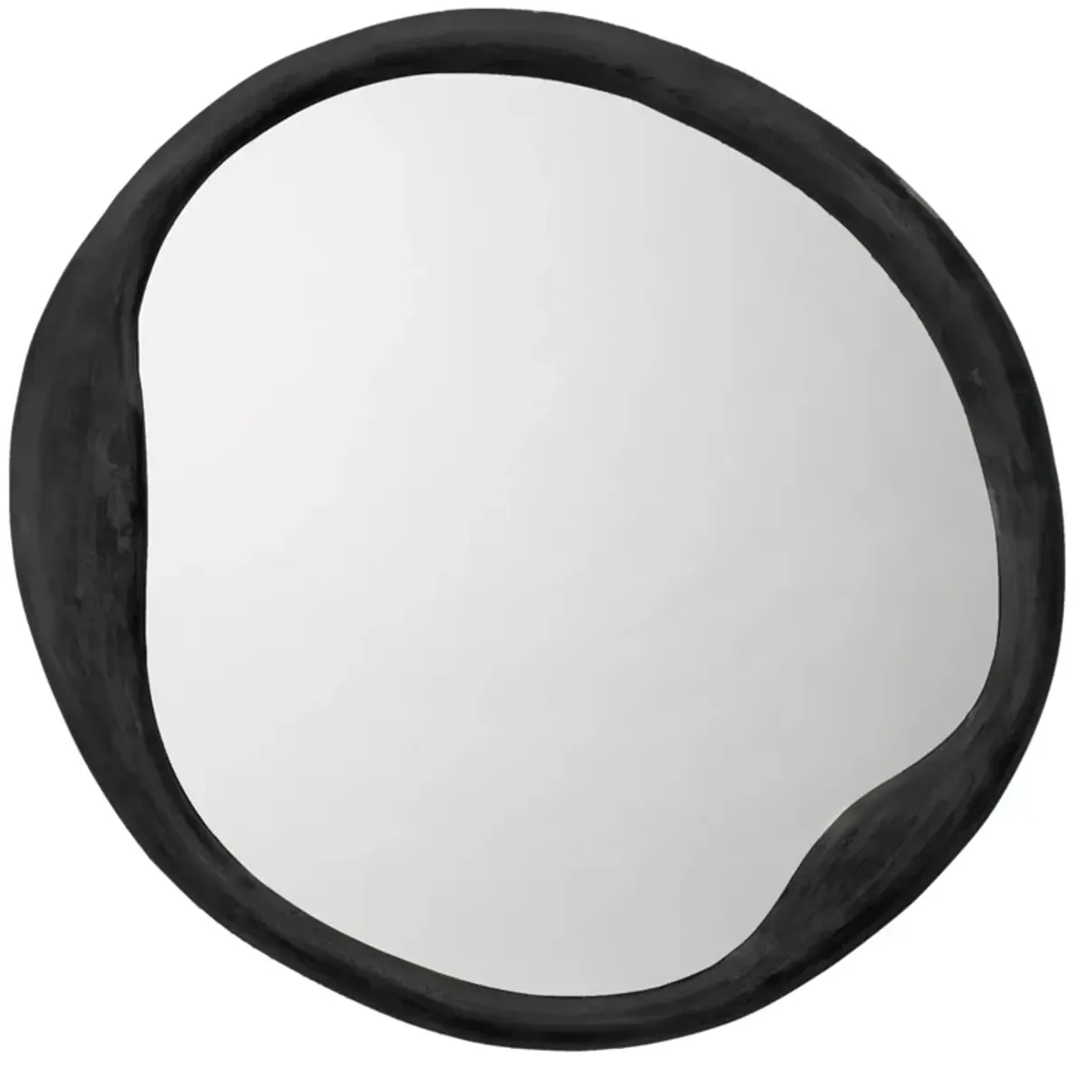 Organic Metal Round Mirror