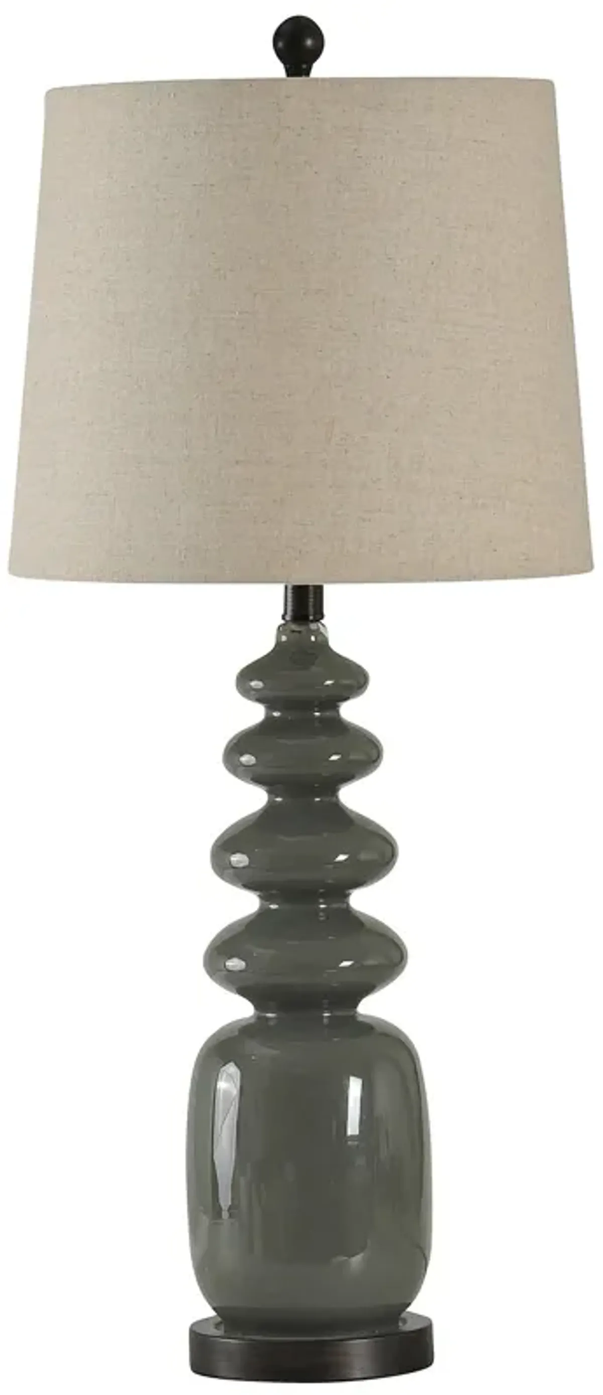 Painted Glass Table Lamp (Set of 2)