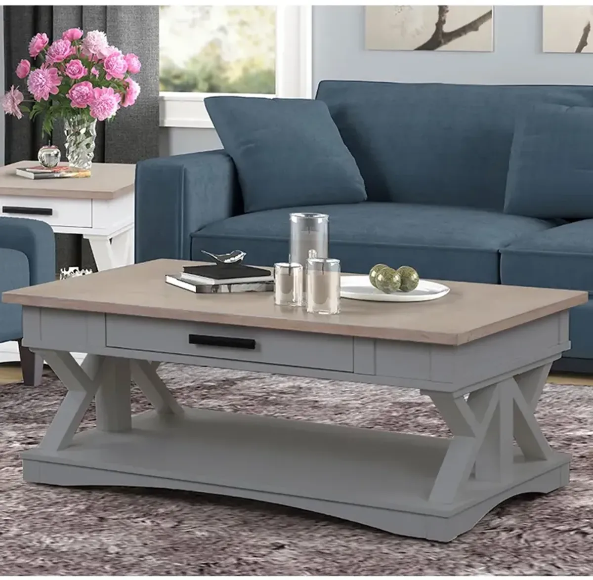 Parker House Furniture Parker House Americana Modern - Dove Cocktail Table