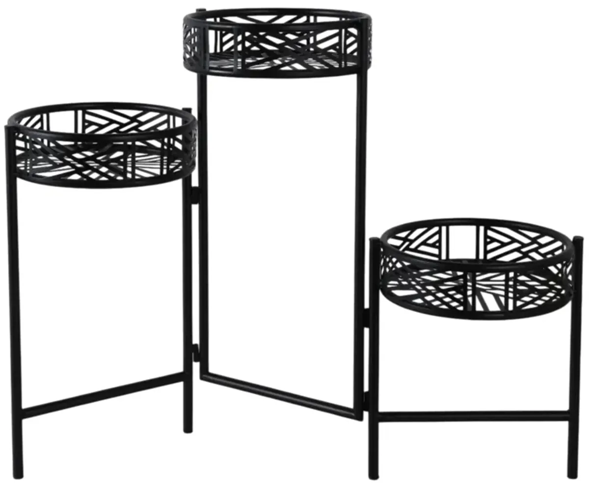 Folding Geo Plant Stand