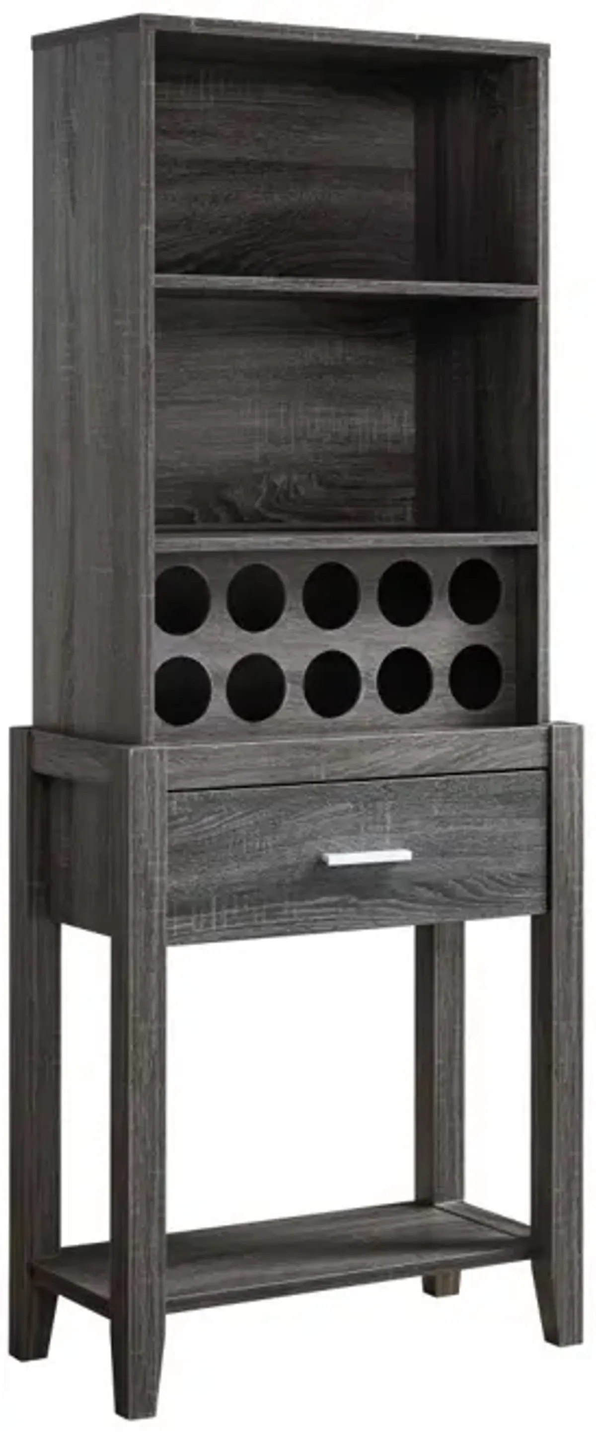 Wine Cabinet Distressed Grey