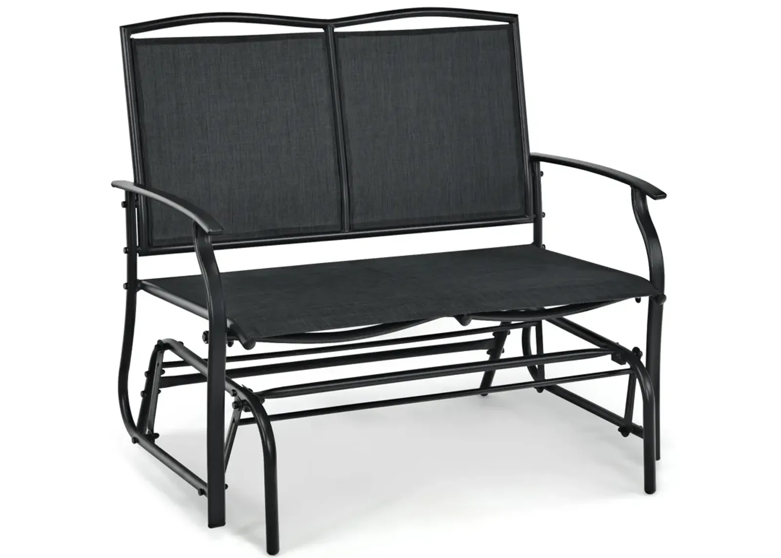 Iron Patio Rocking Chair for Outdoor Backyard and Lawn