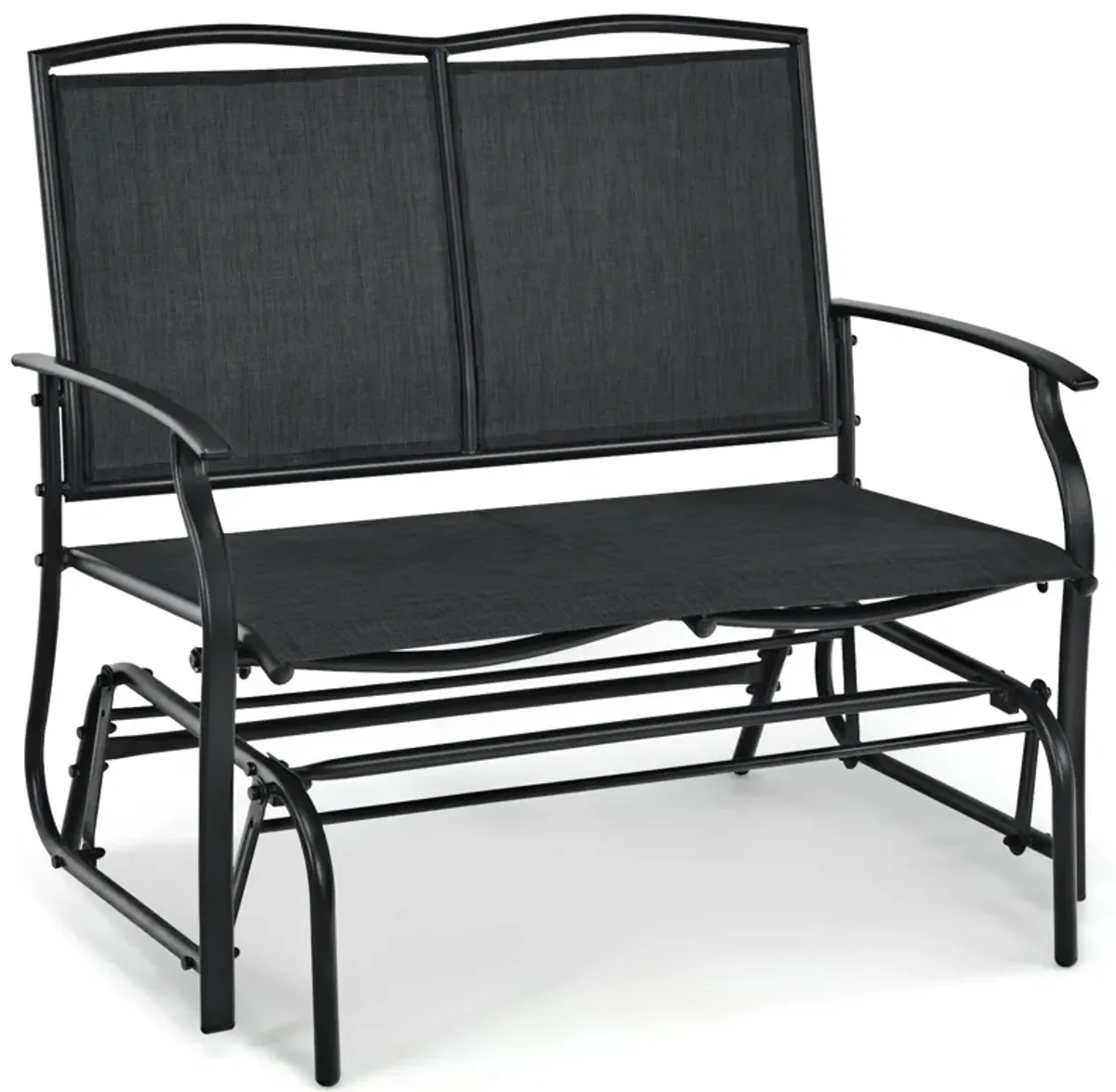 Iron Patio Rocking Chair for Outdoor Backyard and Lawn