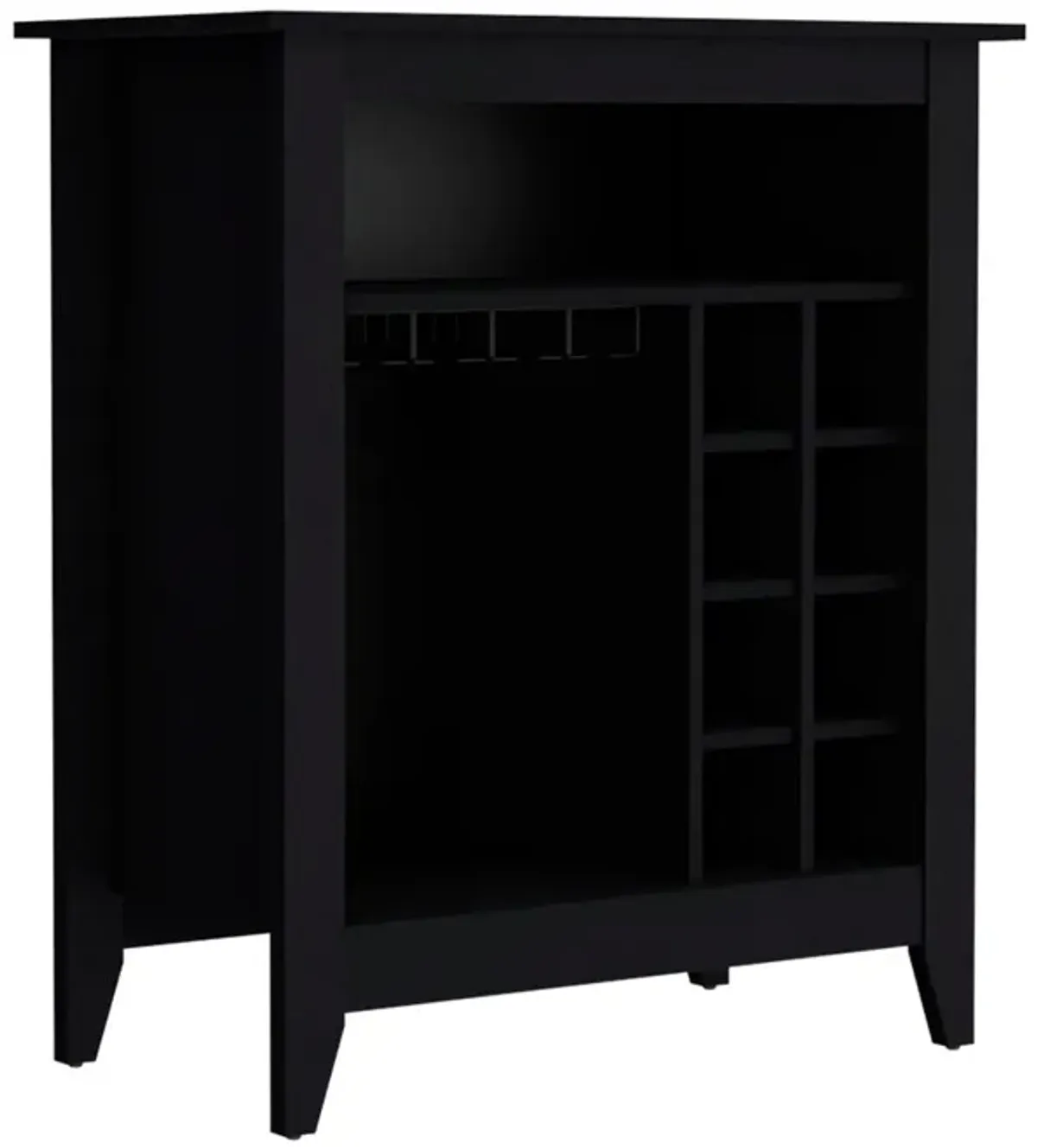 Bar Cabinet Castle, Living Room, Black