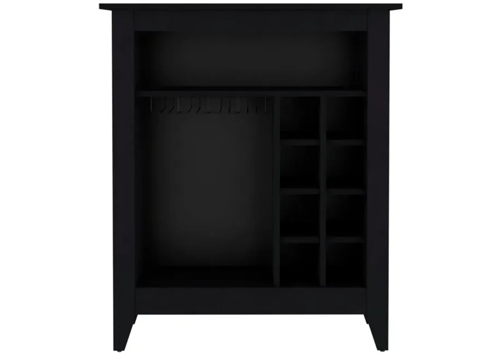 Bar Cabinet Castle, Living Room, Black