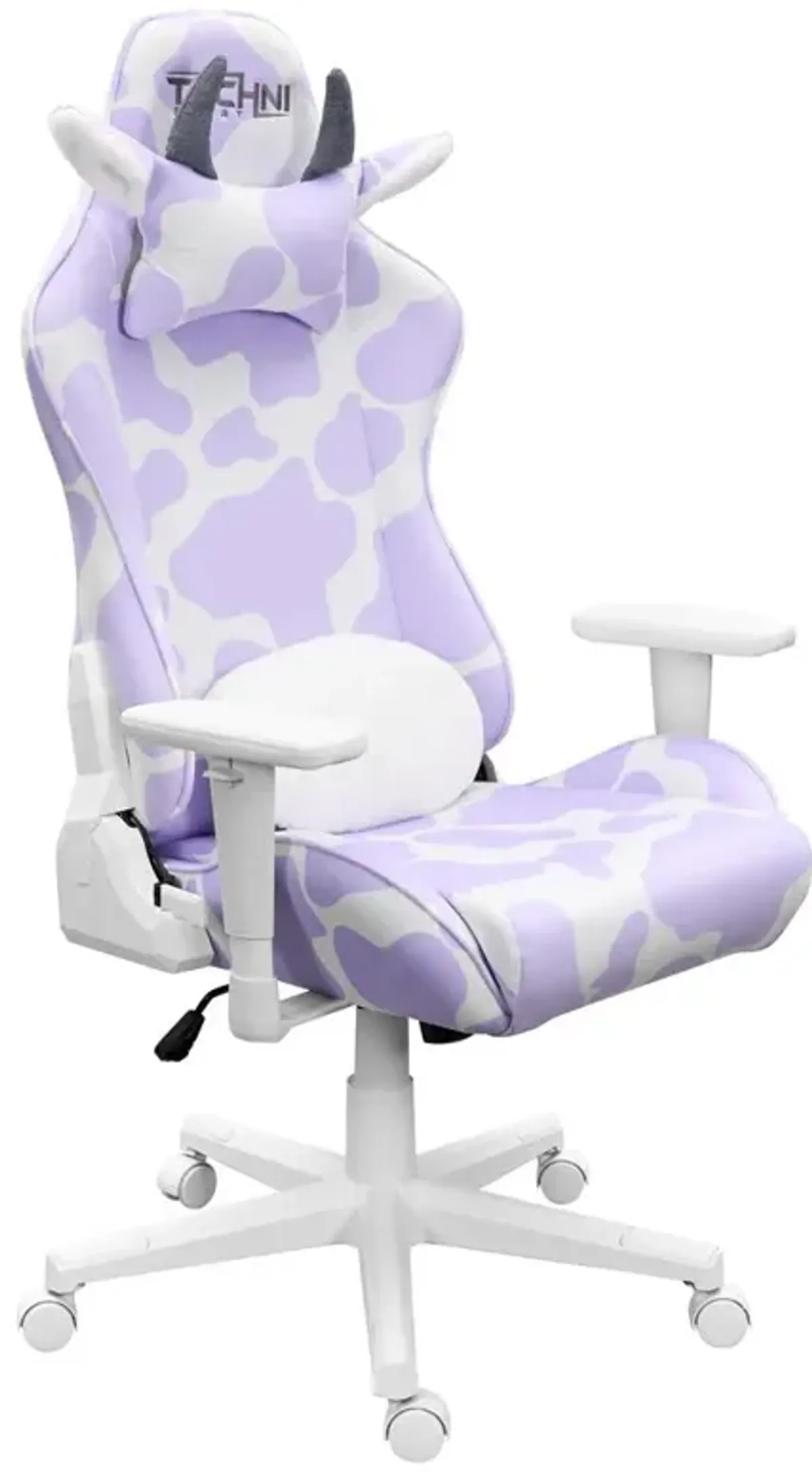 Techni Sport TS85 Lavender Print COW Series Gaming Chair