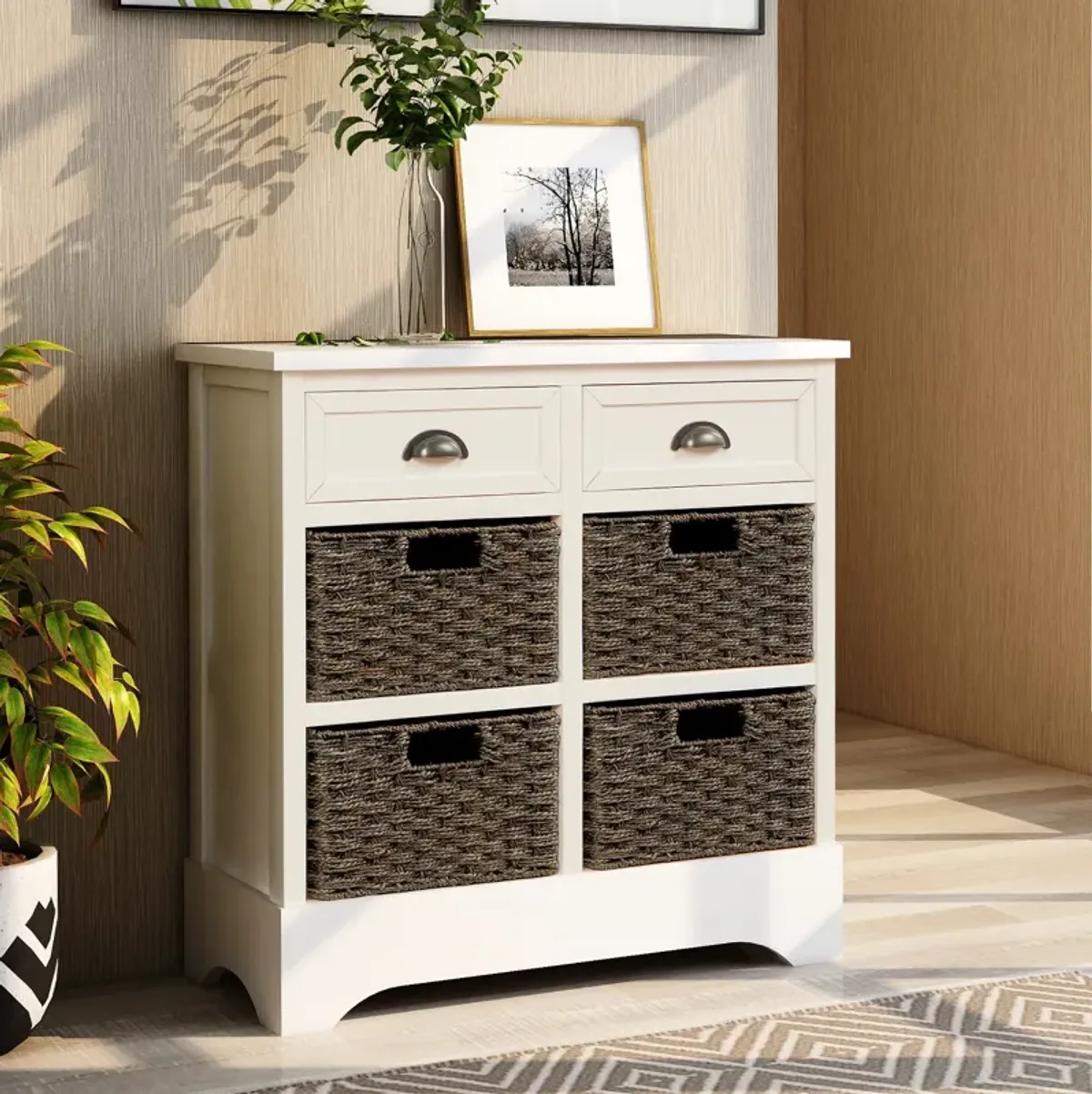 Merax Cabinet with Two Drawers