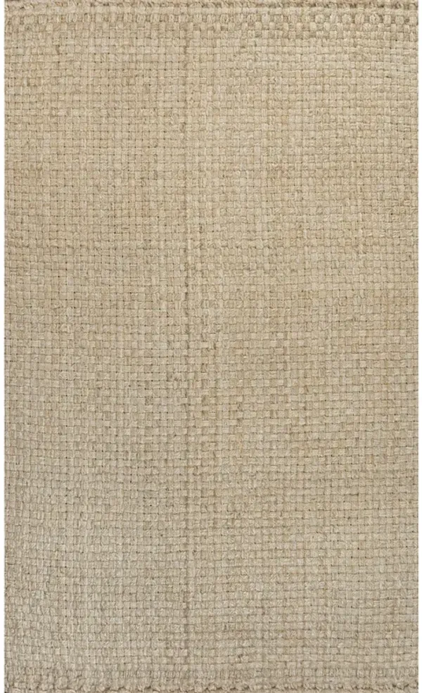 Estera Hand Woven Boucle Chunky Jute Ivory Rug