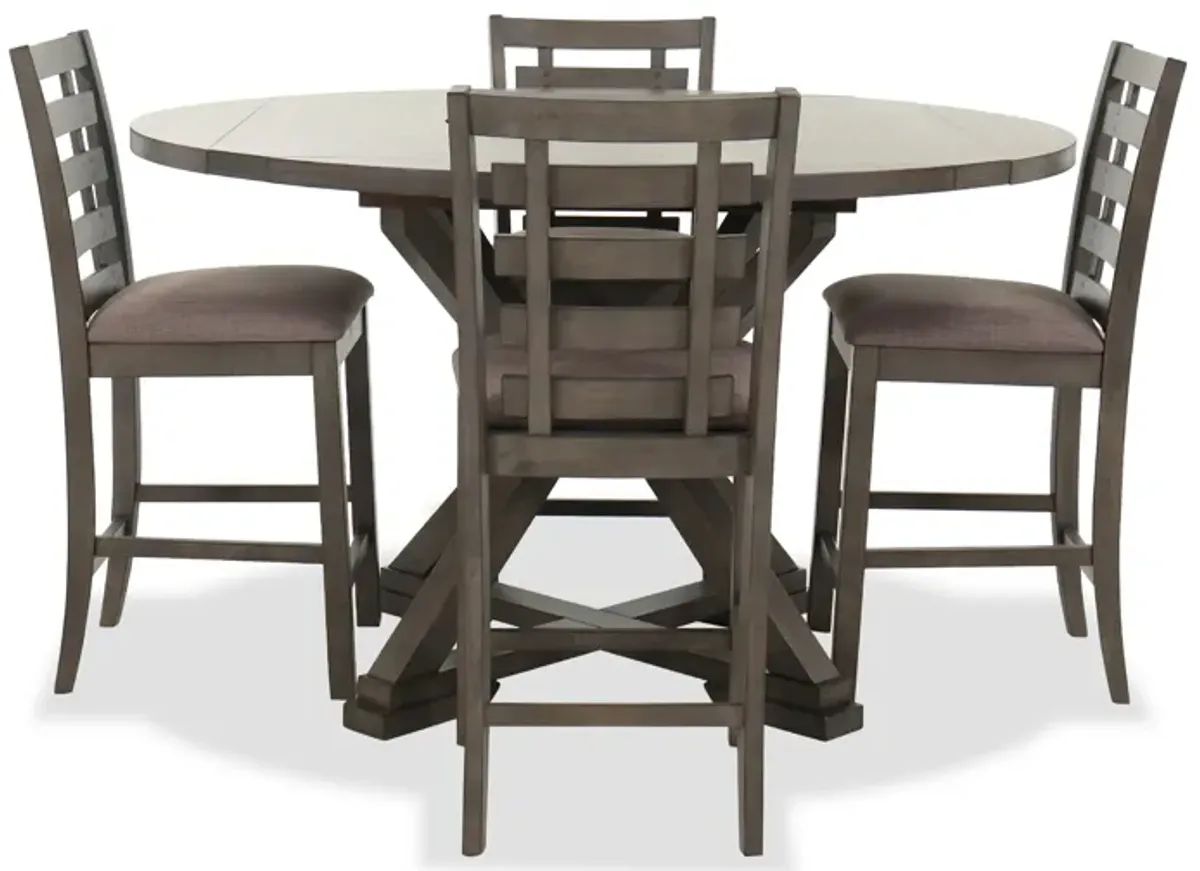 Stratford 5-Piece Counter Height Dining Set