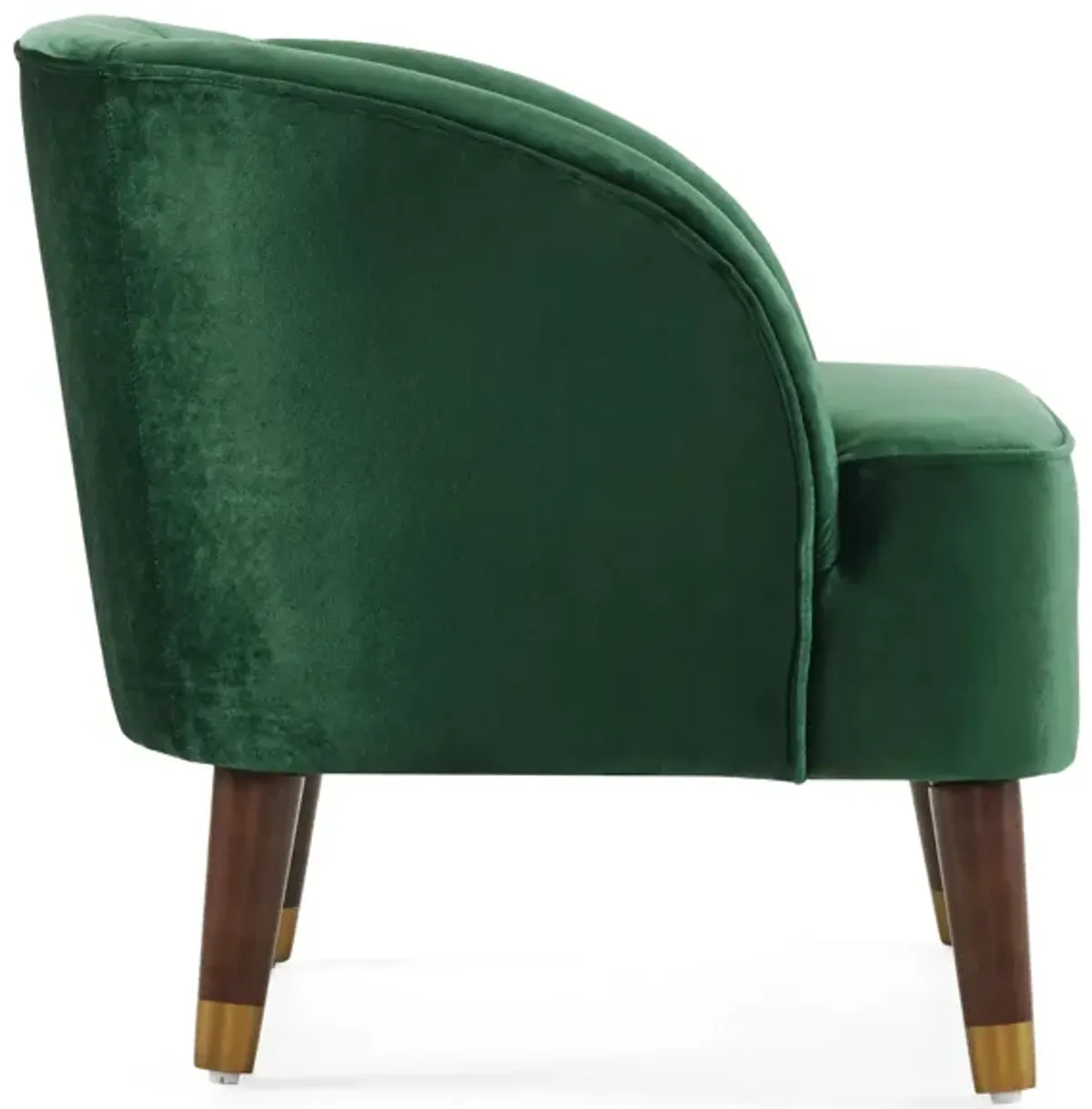 Merax Velvet Barrel Accent Chair