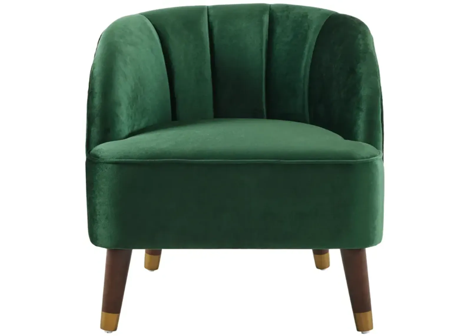 Merax Velvet Barrel Accent Chair