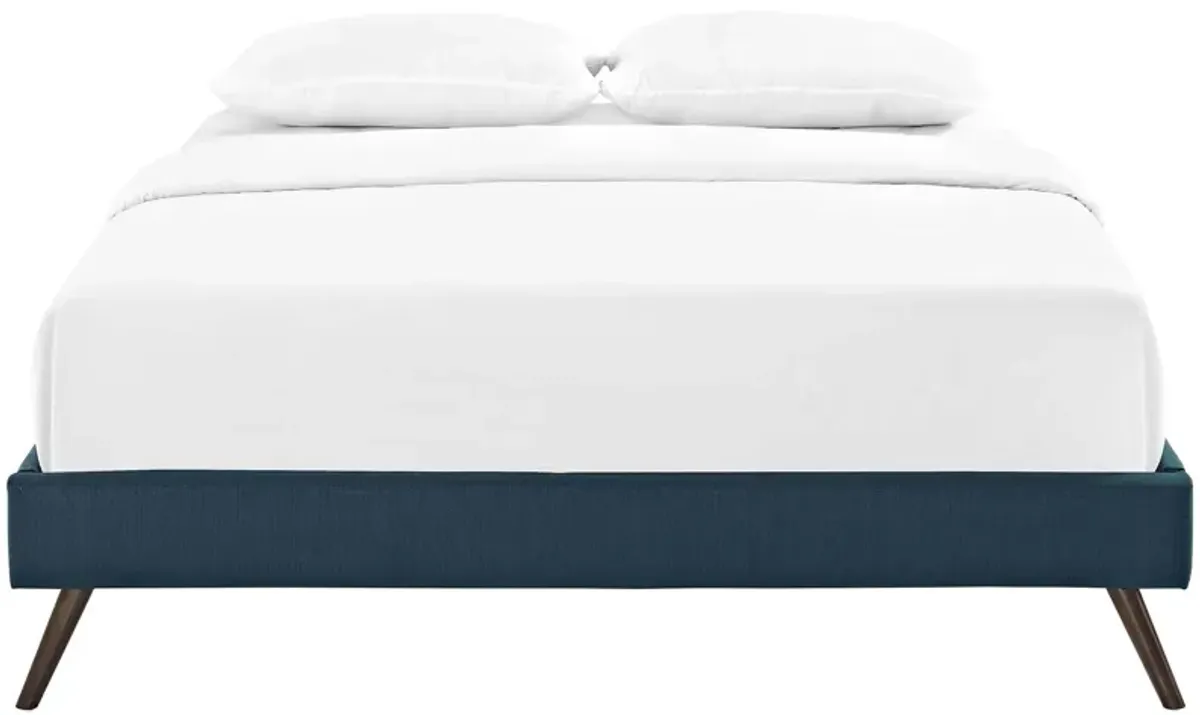 Modway - Loryn Full Fabric Bed Frame with Round Splayed Legs