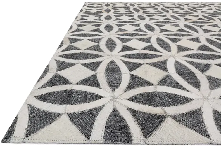 Dorado DB06 Graphite/Ivory 5' x 7'6" Rug