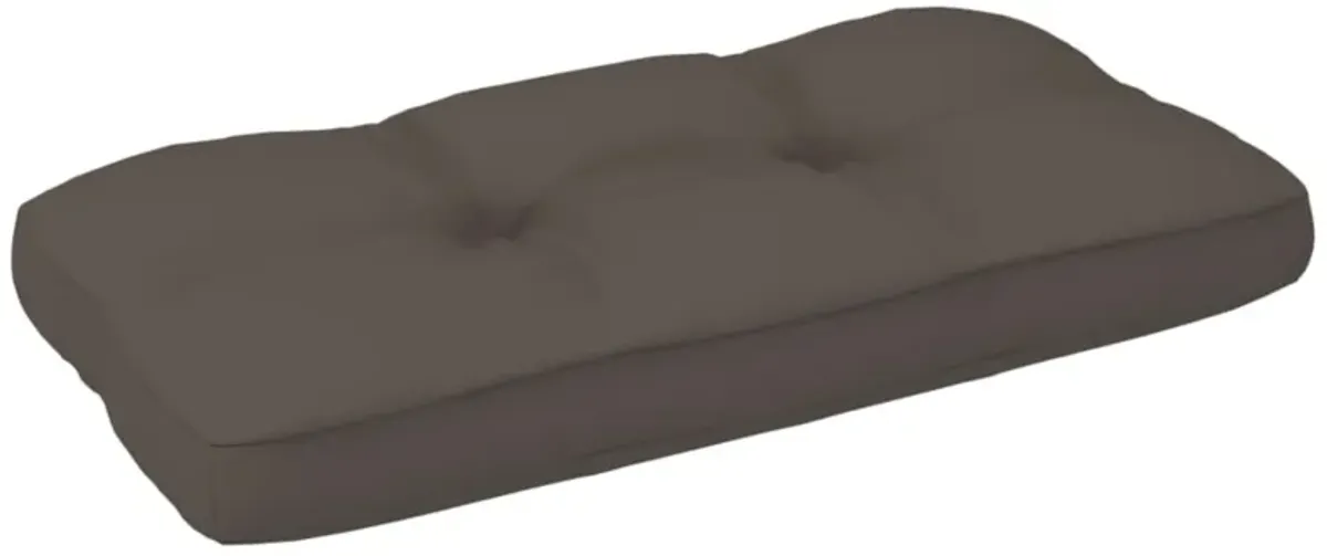 vidaXL Pallet Sofa Cushion Taupe 31.5"x15.7"x4.7"