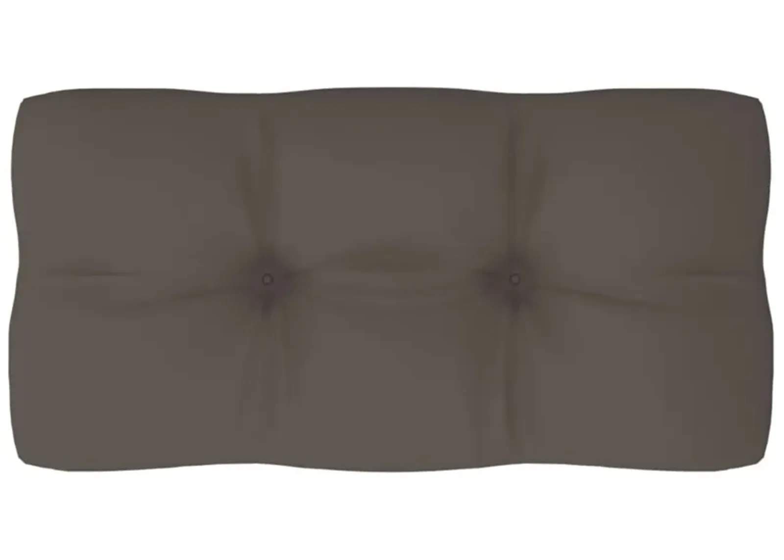 vidaXL Pallet Sofa Cushion Taupe 31.5"x15.7"x4.7"