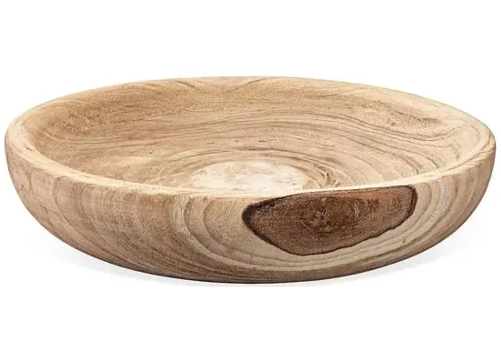 Laurel Large Wooden Bowl