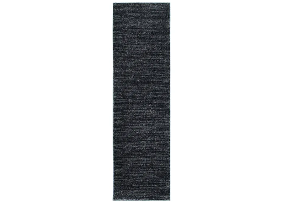 Richmond 2'3" x 7'6" Navy Rug