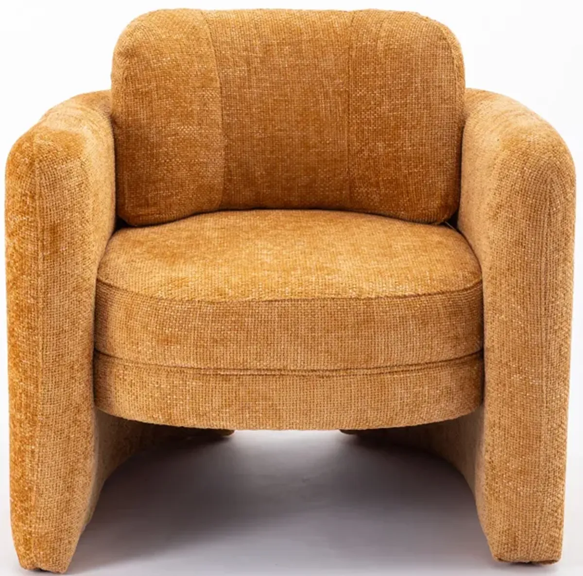 Merax Mid-Century Modern Barrel Accent Chair Armchair