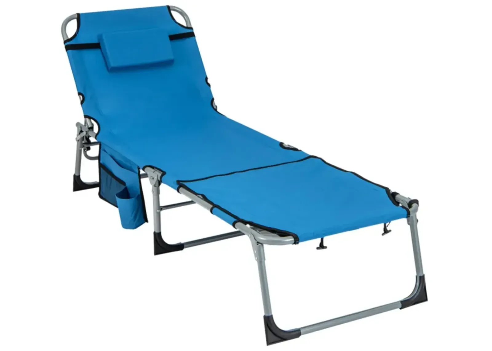 Hivvago 5-position Outdoor Folding Chaise Lounge Chair