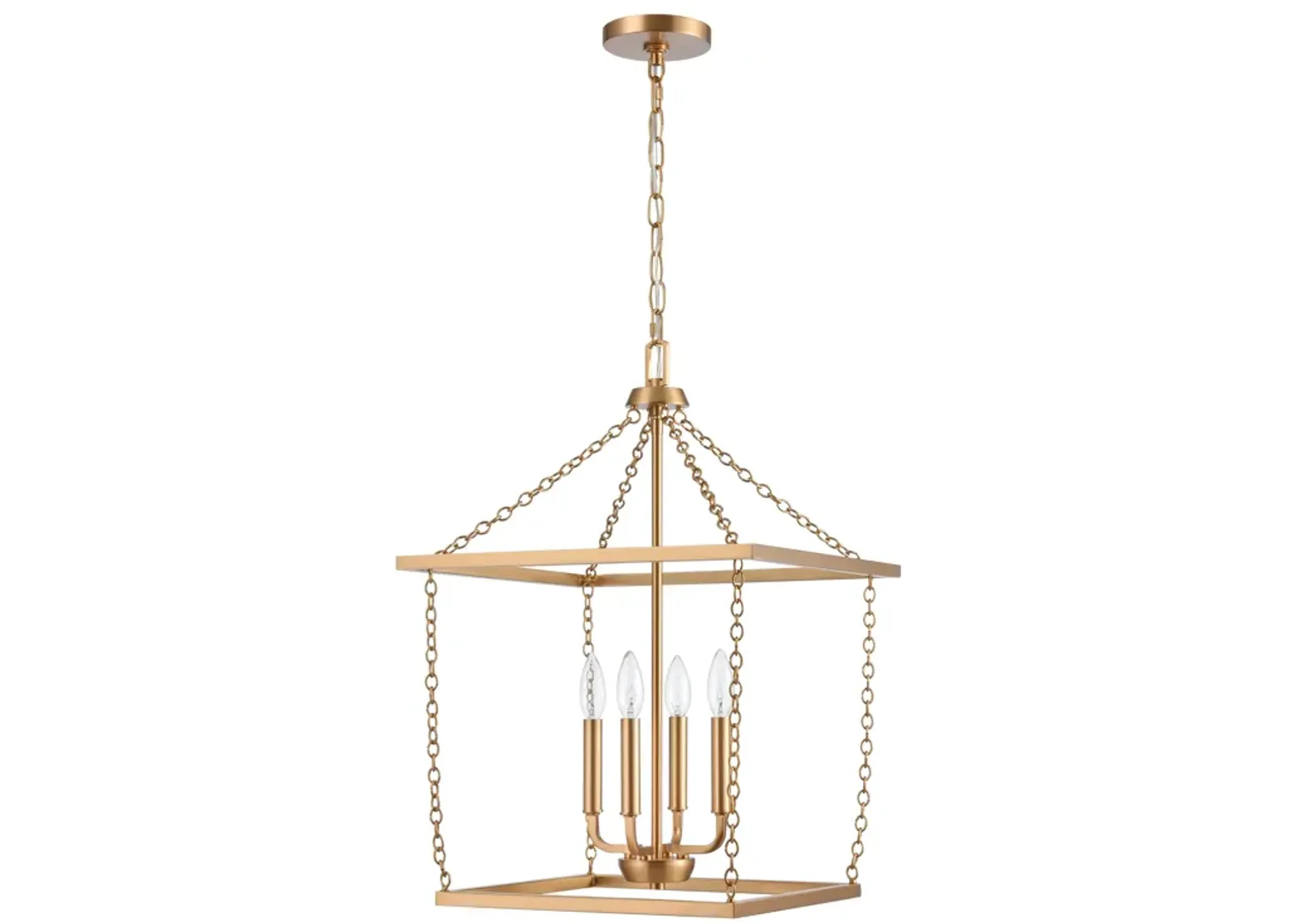 Emmett 17'' Wide 4-Light Gold Pendant