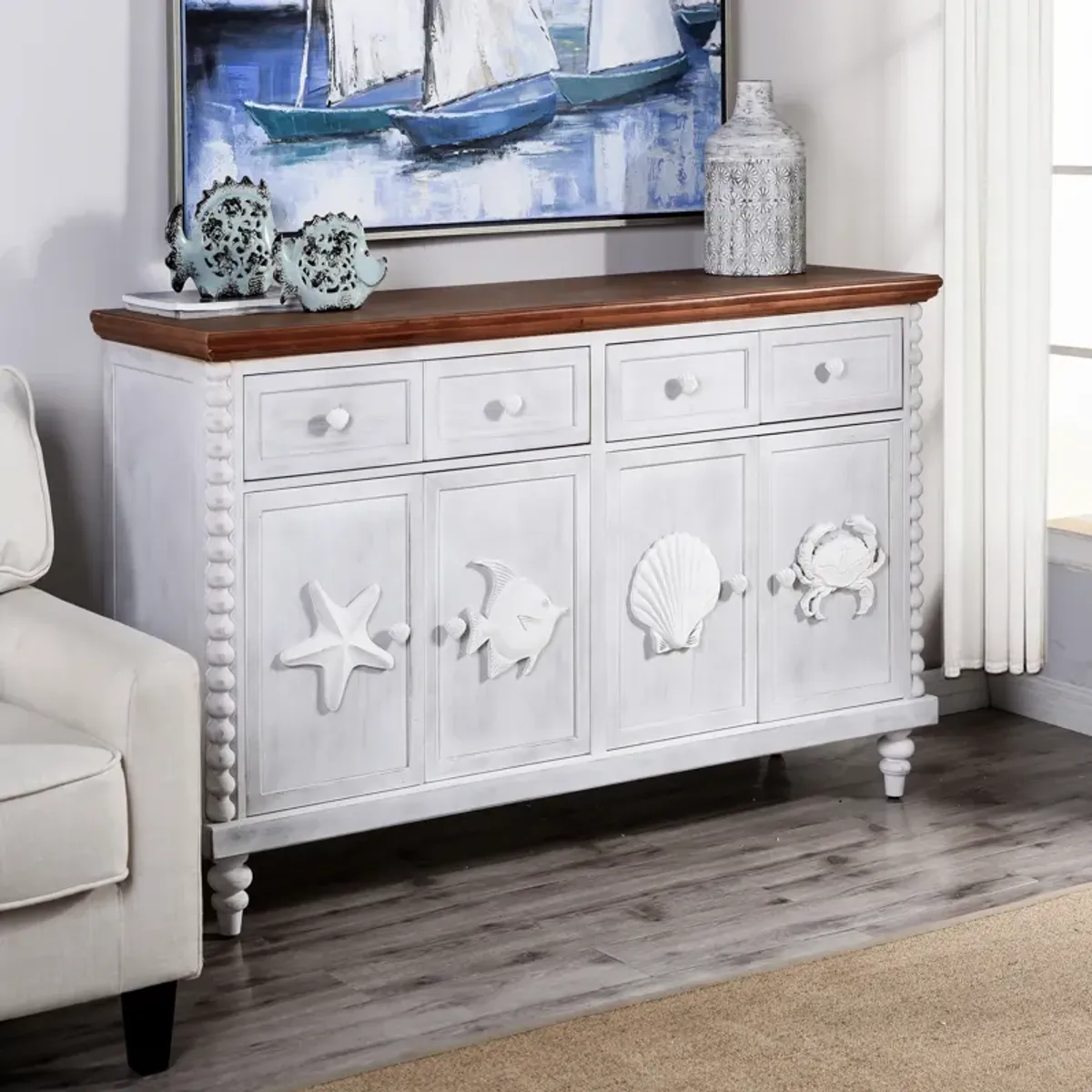 Montauk Grey Mist Cabinet