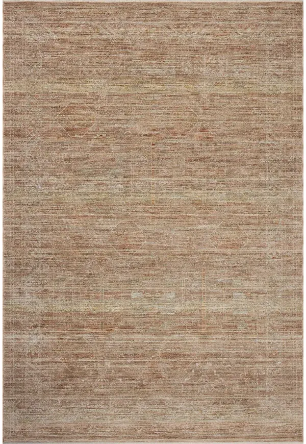 II Tabitha Clay/Natural 2'7" x 8'0" Runner Rug by Loloi II