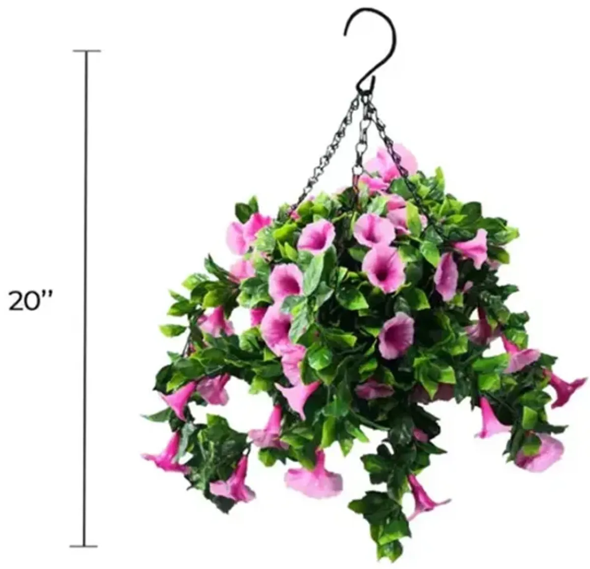 Artificial Petunia Hanging Basket UV Resistant (Outdoor Proof)