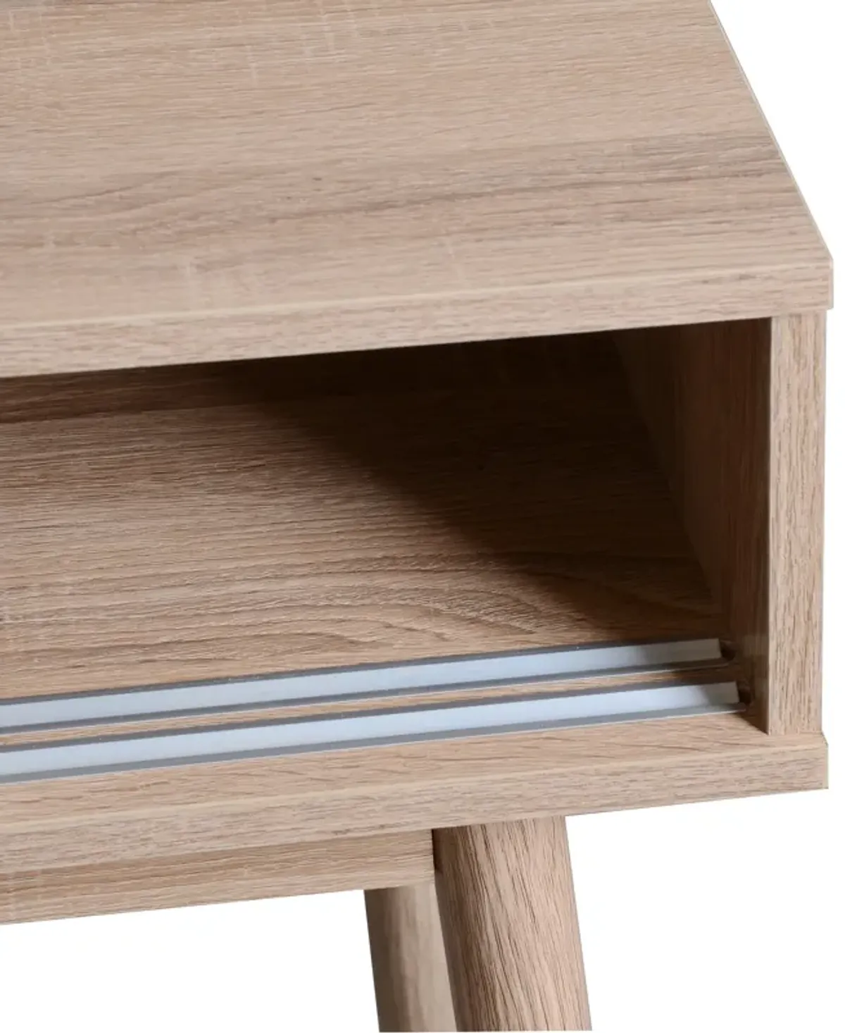 Modern Writing Desk with Ample Workspace, Storage, and Stylish Design