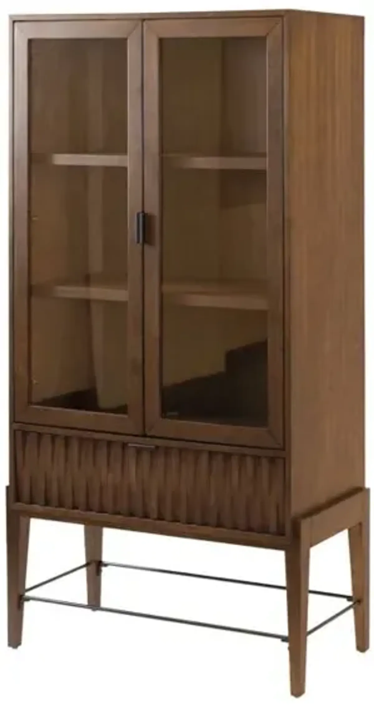 Delray Glass Door Bookcase/Display Cabinet