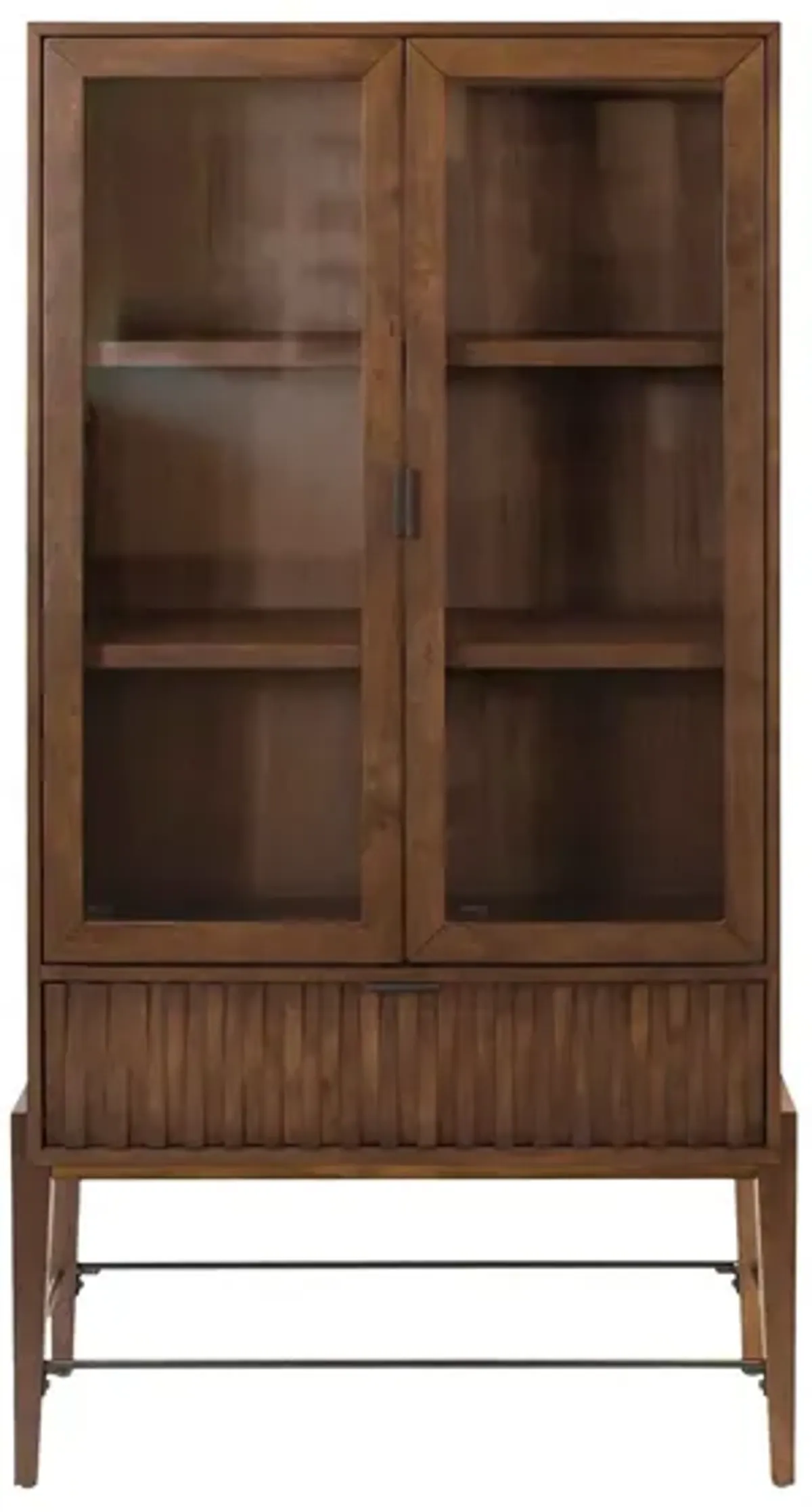 Delray Glass Door Bookcase/Display Cabinet