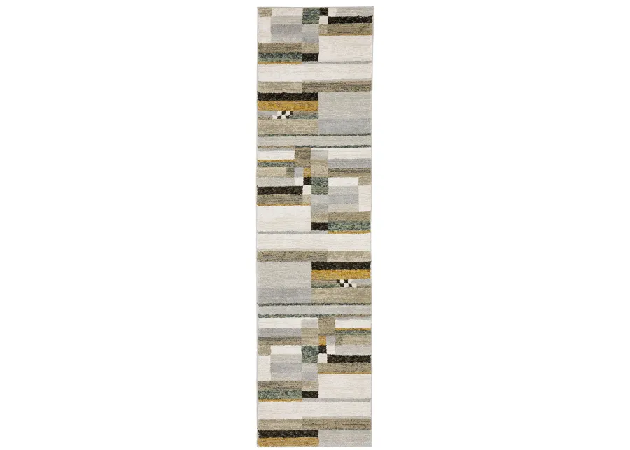 Strada 2'3" x 8' Beige Rug