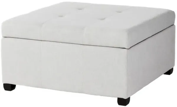 Merax Fabric  Square Storage Ottoman
