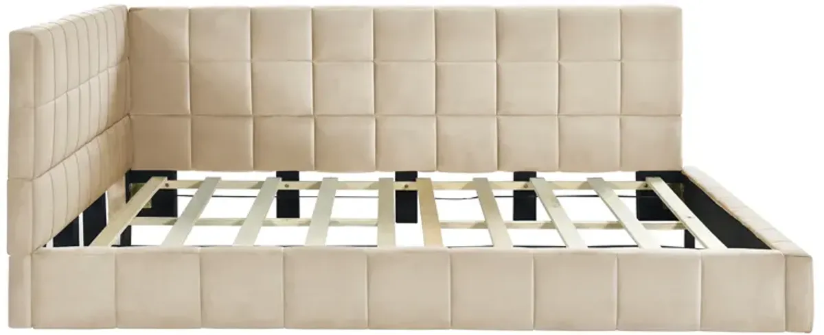 Modern Upholstered Daybed Sofa Bed Frame for Living Room or Bedroom