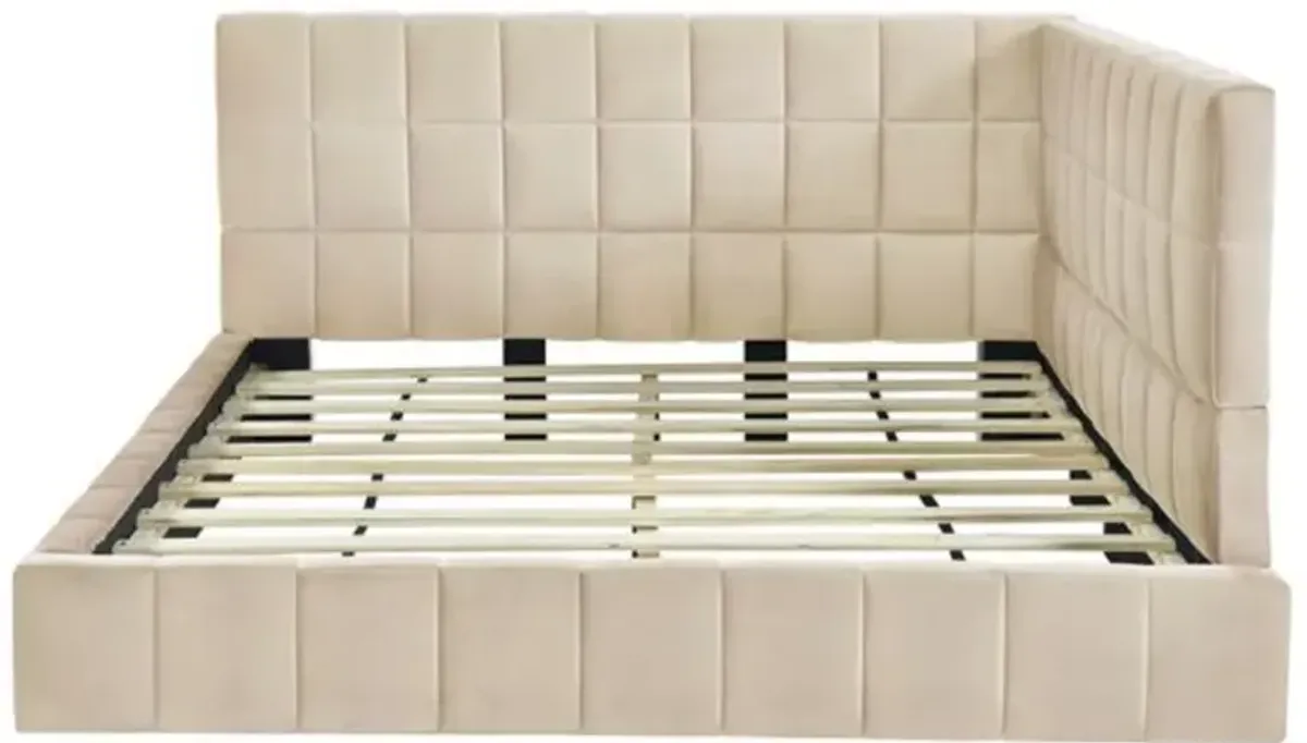 Modern Upholstered Daybed Sofa Bed Frame for Living Room or Bedroom
