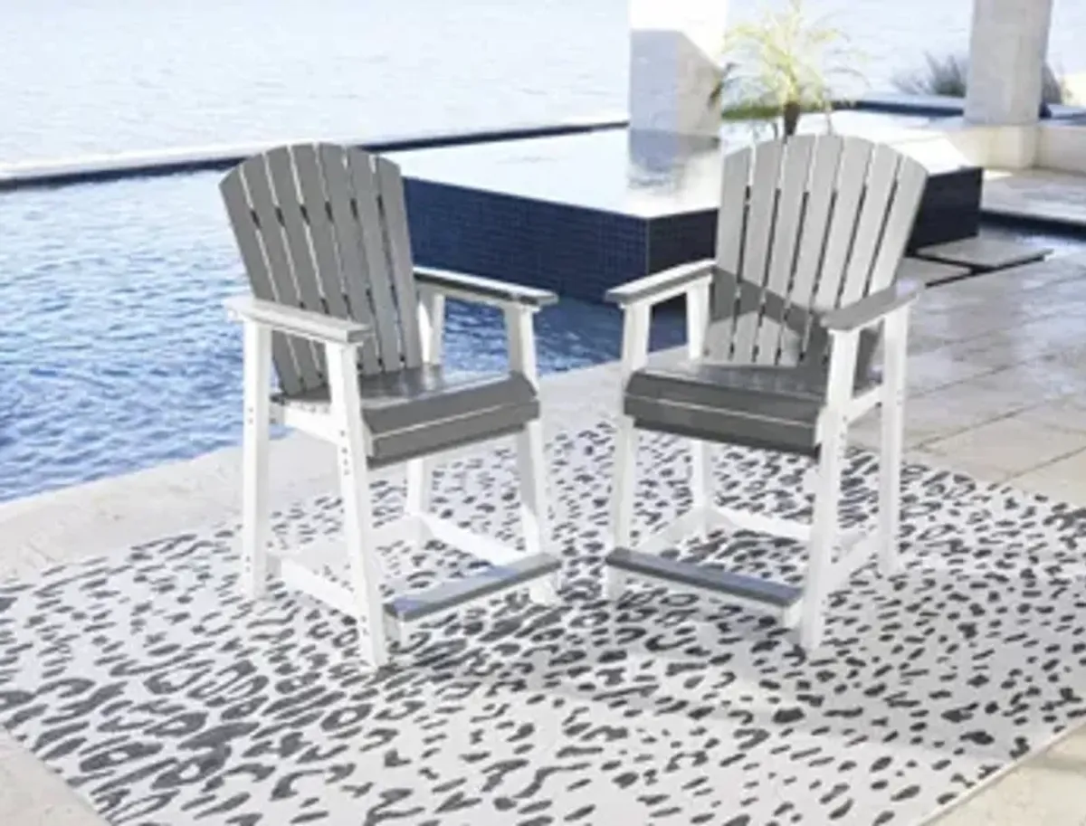 Transville Outdoor Counter Height Bar Stool (Set of 2)