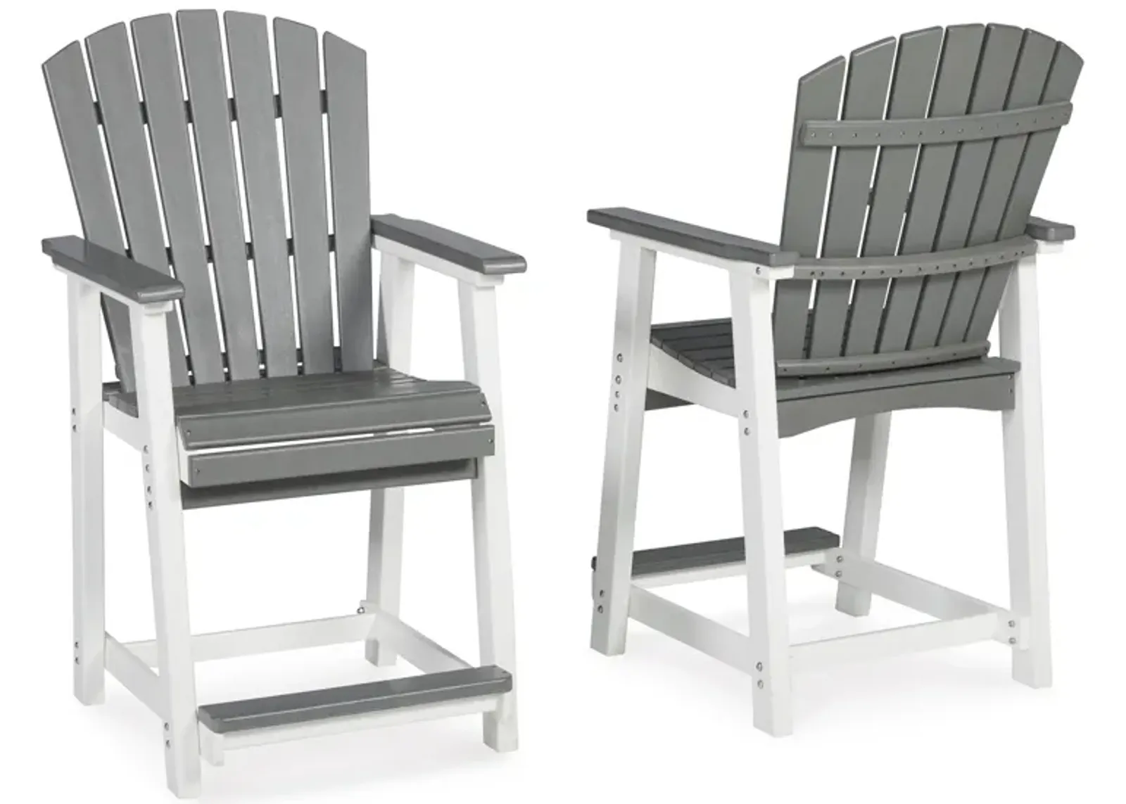 Transville Outdoor Counter Height Bar Stool (Set of 2)