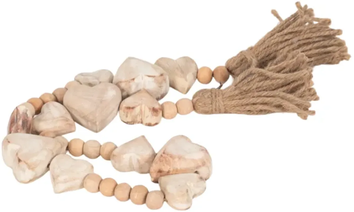 Novelty Solid Heart Garland