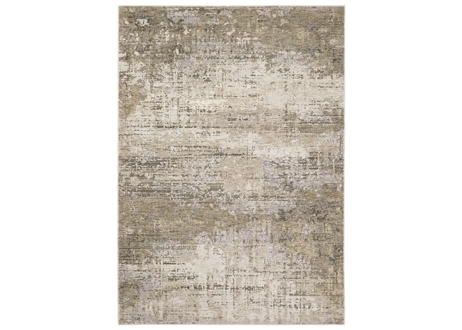 Nebulous 3'3" x 5' Beige/Grey Rug