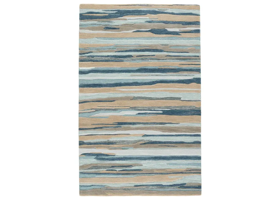 Fragment Rhine Blue 6' x 9' Rug