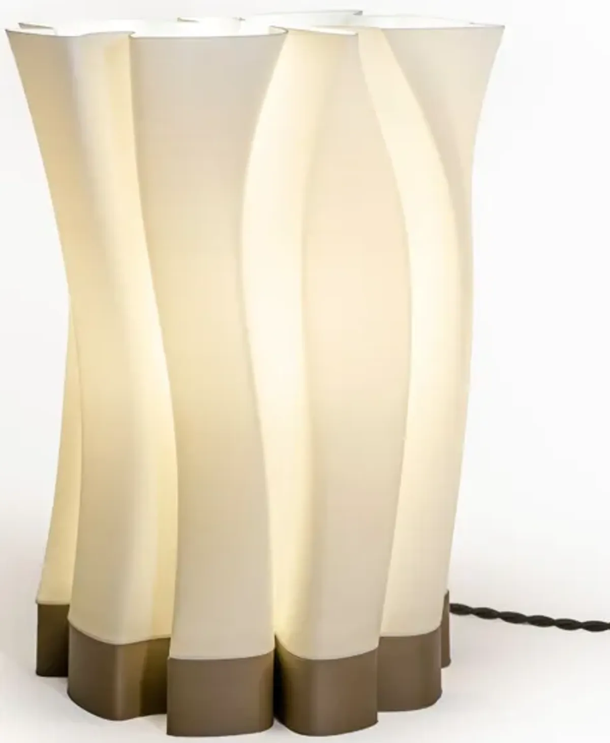 Flame Modern Bohemian Plant-Based PLA 3D Printed Dimmable LED Table Lamp