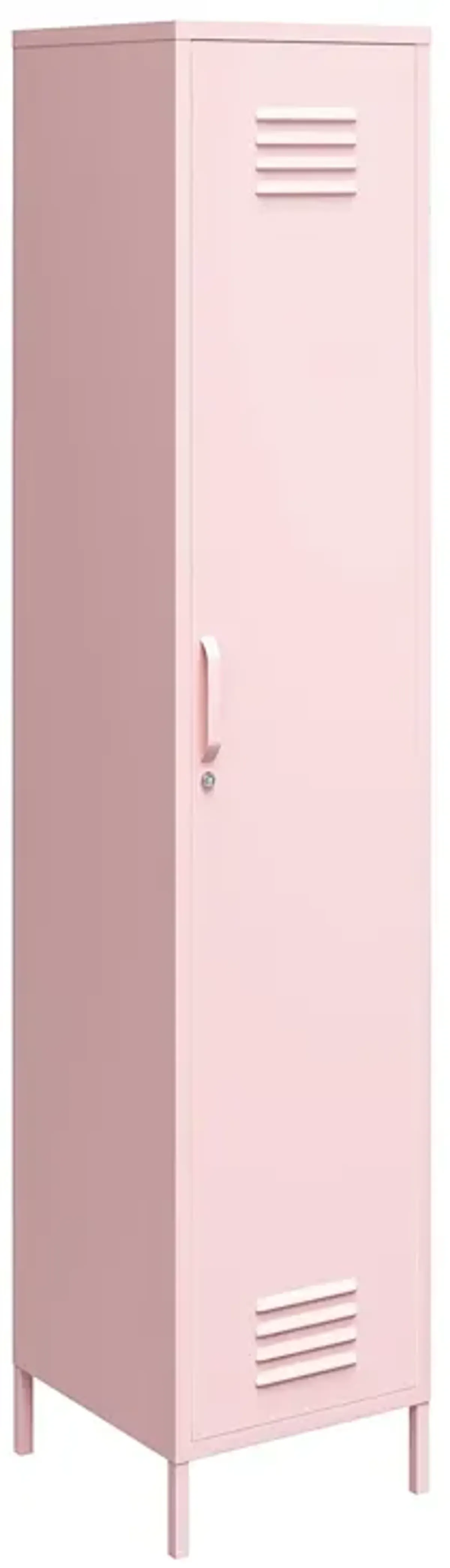 Cache Cache 1 Door Tall Single Metal Locker Style Storage Cabinet