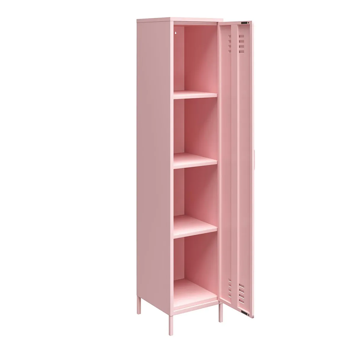 Cache Cache 1 Door Tall Single Metal Locker Style Storage Cabinet