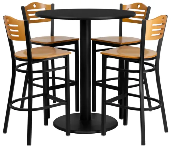 Laminate Restaurant Bar Table and Stool Sets
