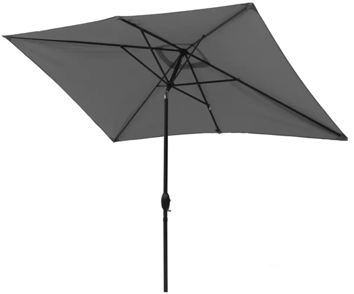 MONDAWE 10ft Rectangular Outdoor Patio Umbrella with Tilt and Crank