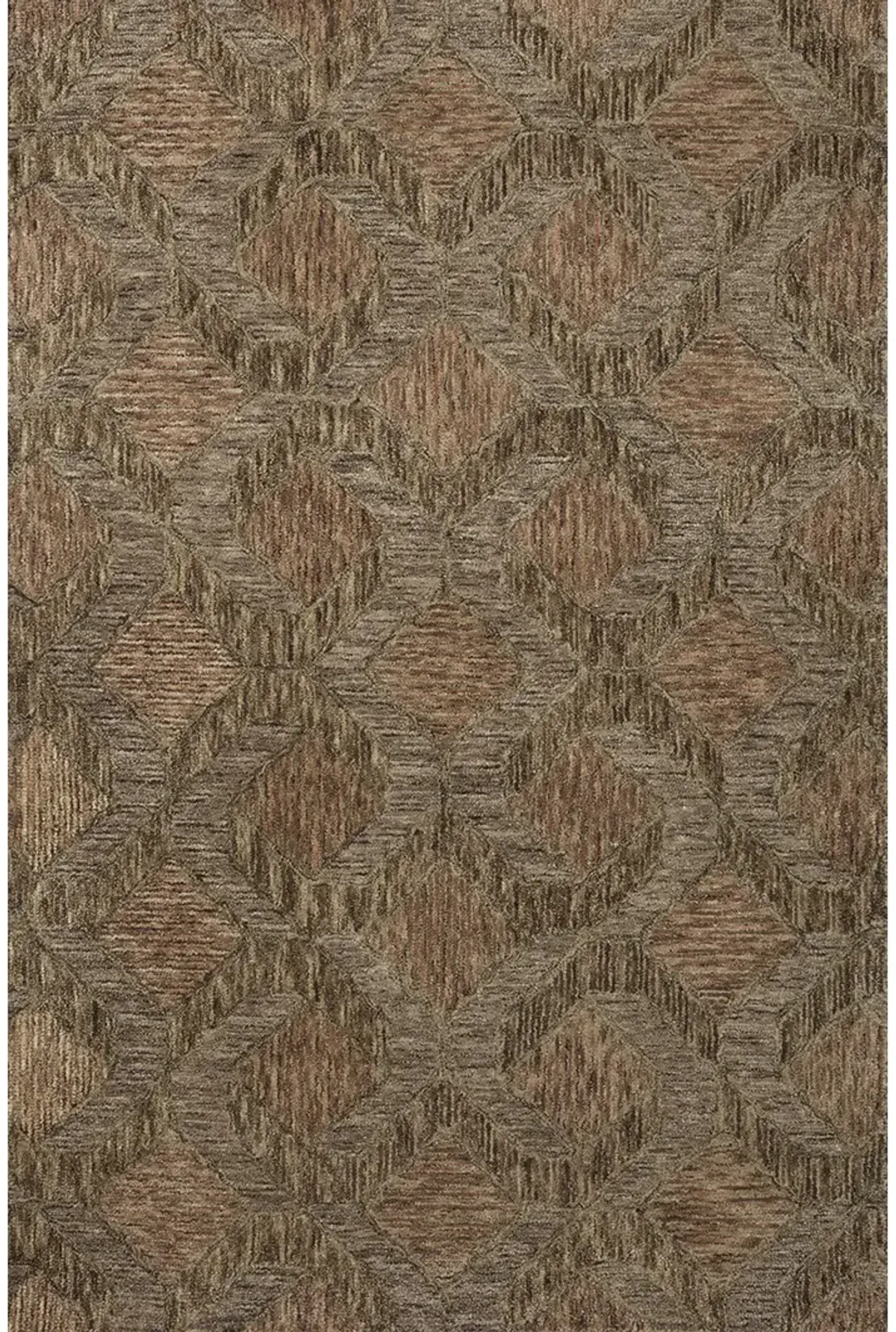 Varena VAR-03 Rust / Bark 2''6" x 7''6" Rug by